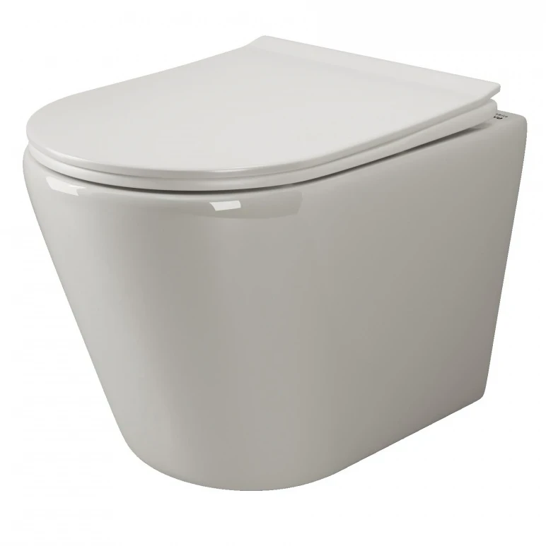 Унитаз Ceramicanova Highlight Rimless CN1804 подвесной с сиденьем Микролифт фарфор подвесной