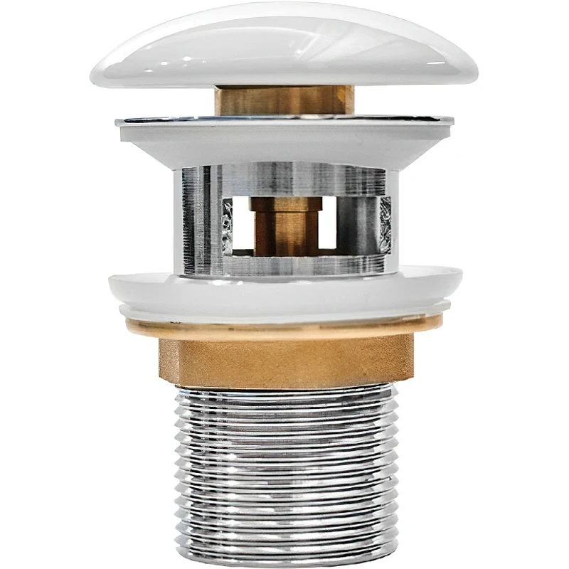 Донный клапан Iddis Optima Home OPHWS0Wi88 click-clack Белый глянцевый