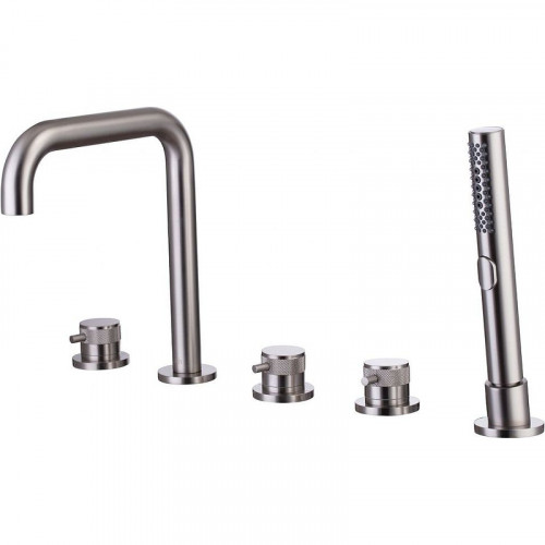 Смеситель на борт ванны Allen Brau Priority 5.31007-BN Брашированный никель латунь