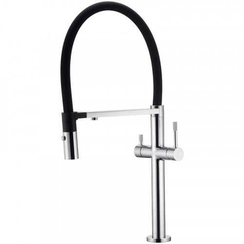 Смеситель для кухни Boheme Uno 115-CR Хром латунь