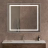 Зеркало BelBagno Kraft 90 SPC-KRAFT-900-800-SENS-AL с подсветкой Сатин с сенсорным выключателем стекло