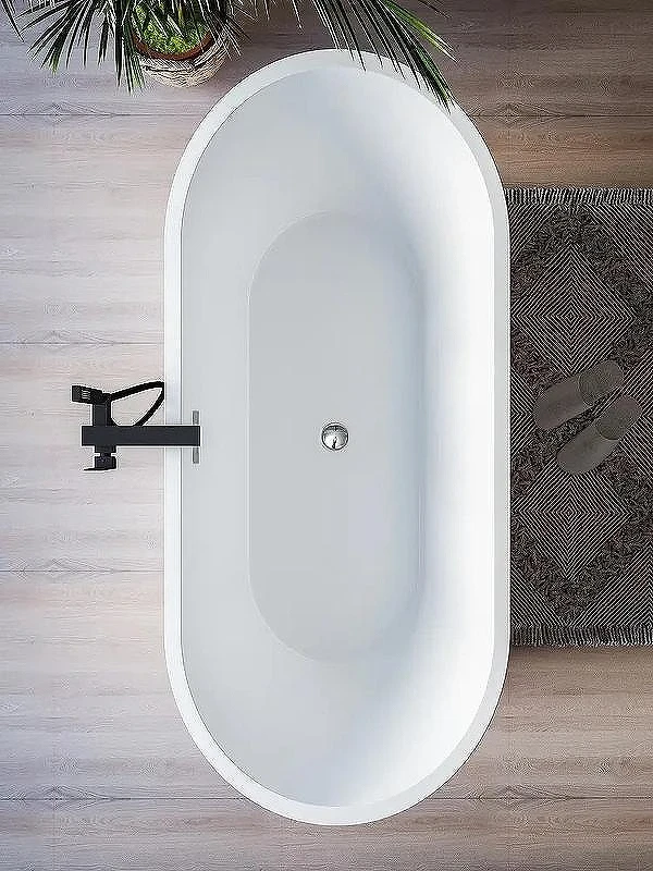 Акриловая ванна Ceruttispa Resia 170x80 RESIA170 10304 без гидромассажа