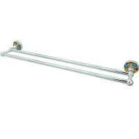 Полотенцедержатель WasserKRAFT Diemel K-2240 двойной Хром