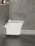 Комплект унитаза с инсталляцией Orange CI01-100W+APB200 с сиденьем Микролифт и клавишей смыва Хром глянцевый фарфор подвесной