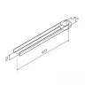Полотенцедержатель AM.PM Inspire 2.0 A50A32600 поворотный Хром