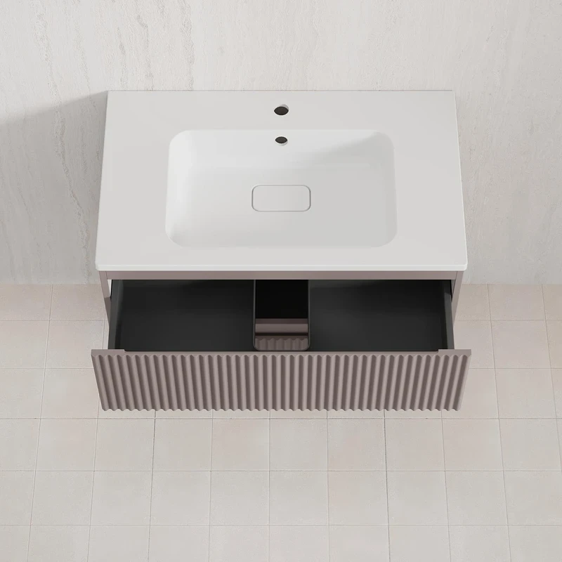 Тумба под раковину Style Line Марокко Plus 80 ЛС-00002482 подвесная цвет Тауп темный