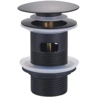 Донный клапан Bond BV0288 click-clack Черный матовый