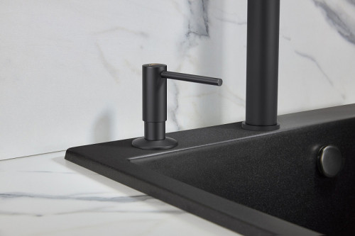 Дозатор для моющего средства Milacio Ultra MC.931.TB Total Black