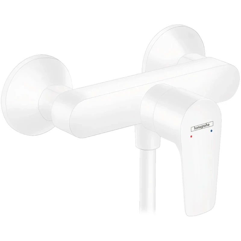 Смеситель для душа Hansgrohe Metropol 71760700 Белый матовый латунь на стену