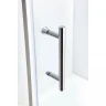 Душевой уголок Black&White Stellar Wind S101 80х80 1018080 профиль Серебристый хром стекло прозрачное