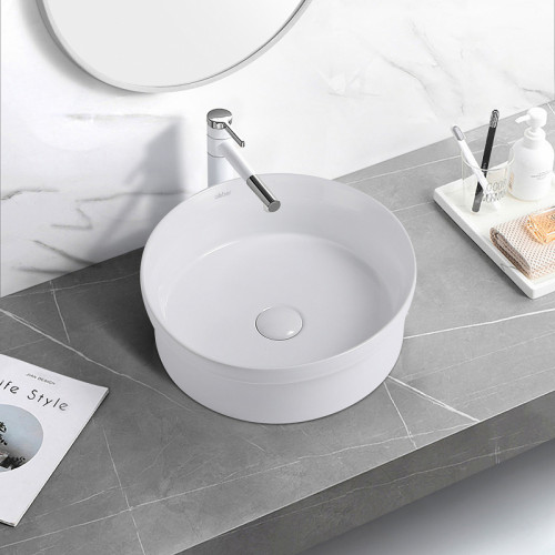 Раковина-чаша Abber Bequem 40 AC2103 Белая накладная