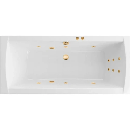 Акриловая ванна Excellent Aquaria Lux 180x80 WAEX.AQU18.LINE.GL с гидромассажем