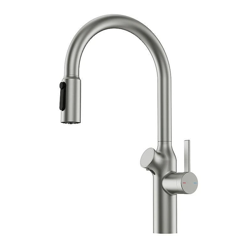Смеситель для кухни Oulin OL - 8018 цвет Satin