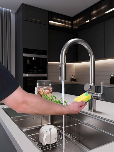 Смеситель для кухни Oulin OL - 8018 цвет Satin