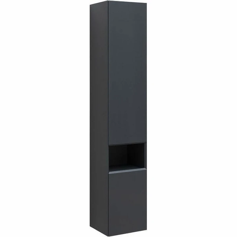 Шкаф пенал Allen Brau Infinity 35 R 1.21009.AM подвесной Антрацит матовый МДФ / ЛДСП
