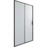Душевая дверь Timo TD-150/03F-6 1500x1950 T06 раздвижная профиль Черный стекло матовое