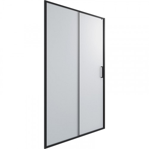 Душевая дверь Timo TD-150/03F-6 1500x1950 T06 раздвижная профиль Черный стекло матовое