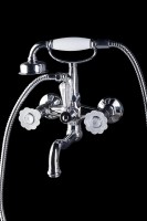Смеситель для ванны Boheme Camelia 273 Хром латунь на стену