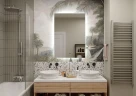 Зеркало Art&Max Perugia 70 AM-Per-700-1000-DS-F с подсветкой с бесконтактным выключателем
