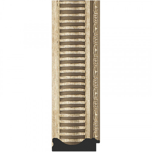 Зеркало Evoform Exclusive-G 107х107 BY 4454 с гравировкой в багетной раме - Серебряный акведук 93 мм стекло