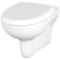 Унитаз Cersanit Nature CleanOn MZ-NATURE-CON-DL подвесной с сиденьем Микролифт фарфор подвесной