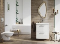 Унитаз Cersanit Nature CleanOn MZ-NATURE-CON-DL подвесной с сиденьем Микролифт фарфор подвесной
