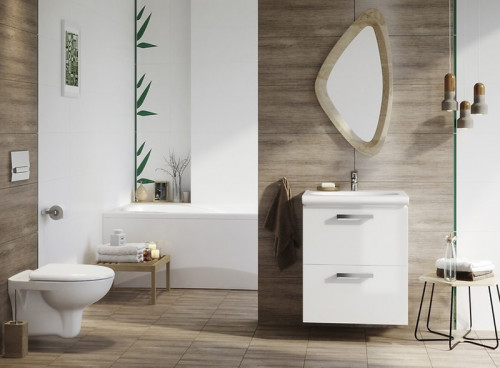 Унитаз Cersanit Nature CleanOn MZ-NATURE-CON-DL подвесной с сиденьем Микролифт фарфор подвесной