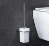 Комплект унитаза с инсталляцией AM.PM Spirit V2.0 CK70HA с сиденьем Микролифт с клавишей смыва Хром с гигиеническим душем и аксессуарами для ванной комнаты фарфор подвесной