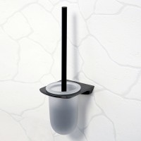 Ершик для унитаза WasserKRAFT Glan K-5127 Черный глянцевый