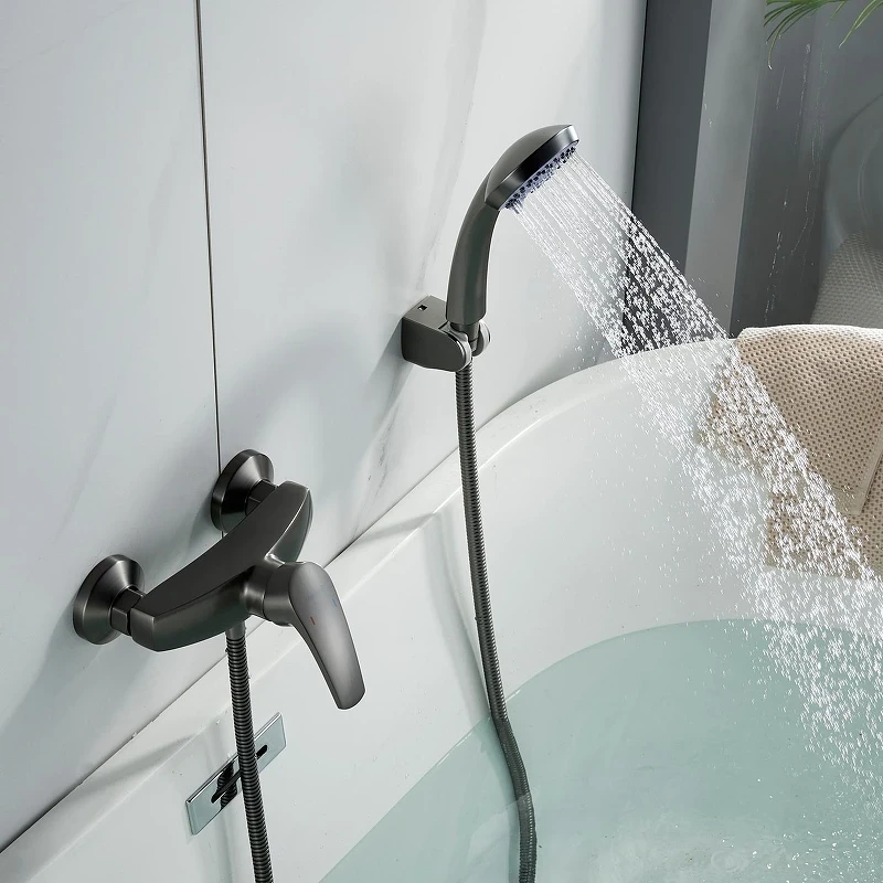 Смеситель для душа Shevanik S5016T цвет Оружейная сталь