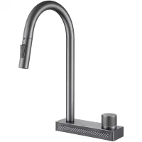 Смеситель для кухни Abber Wasser Kreis AF8114NG Никель латунь