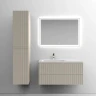Тумба под раковину Sancos Snob T 100 L SNT100LCE подвесная Beige Soft МДФ / ЛДСП