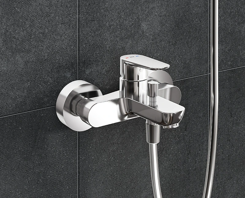 Смеситель для ванны Vitra Flow Soft A42946EXP Хром латунь на стену