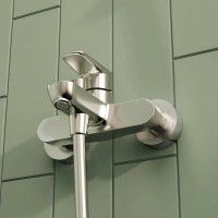 Смеситель для ванны Vitra Flow Soft A42946EXP Хром латунь на стену
