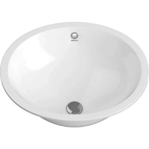 Раковина Berges Ego 56 181007 Белая глянцевая фарфор встраиваемый