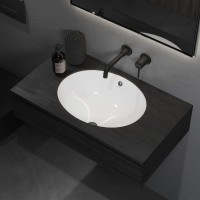 Раковина Berges Ego 56 181007 Белая глянцевая фарфор встраиваемый
