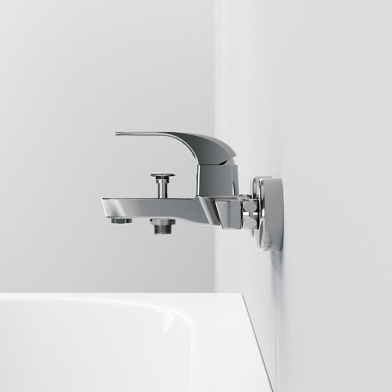 Смеситель для ванны Laparet Lisera Pro N2038502LPT Хром латунь на стену