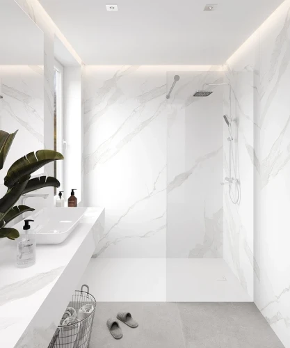 Душевой поддон из искусственного камня Starohome Cosmo 100х100 95990638 White Matt
