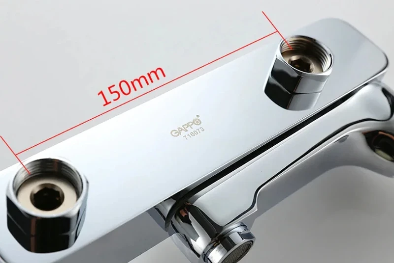 Душевая система Gappo G02-2 G2402 Хром латунь на стену