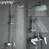 Душевая система Gappo G02-2 G2402 Хром латунь на стену