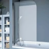 Шторка на ванну Koller Pool Waterfall Line 75 L QP93 профиль Хром стекло прозрачное