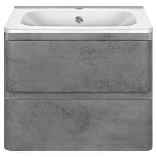 Тумба под раковину Vincea Vico VMC-2V600BT подвесная Beton МДФ / ЛДСП