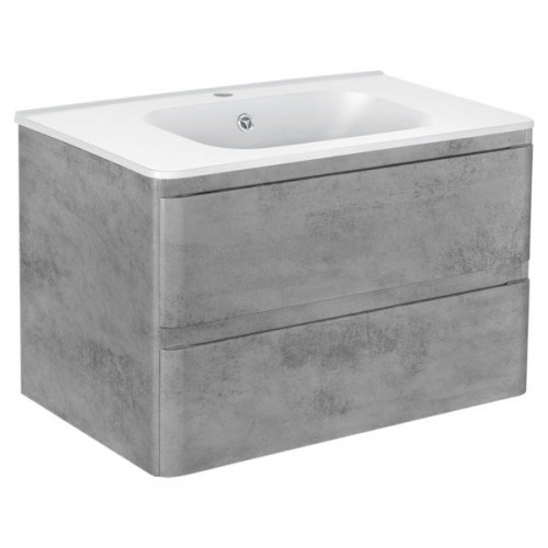 Тумба под раковину Vincea Vico VMC-2V600BT подвесная Beton МДФ / ЛДСП