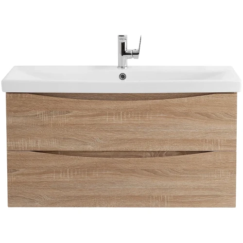 Тумба под раковину BelBagno Marino-Cer 90 MARINO-CER-900-2C-SO-WO-P подвесная Rovere Bianco МДФ / ЛДСП