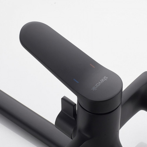 Смеситель для ванны Shevanik S43H S4322H универсальный цвет Черный