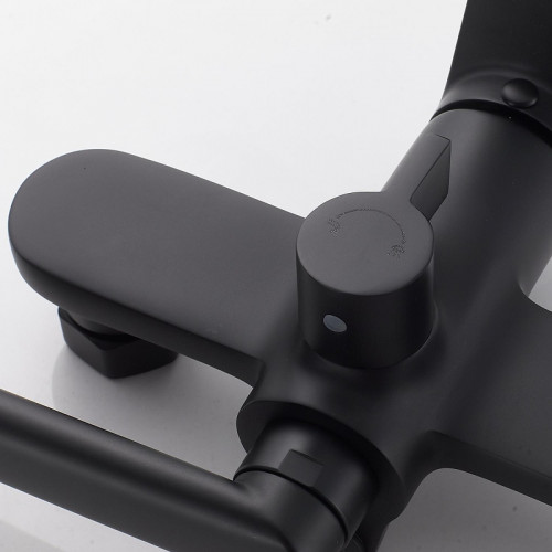 Смеситель для ванны Shevanik S43H S4322H универсальный цвет Черный