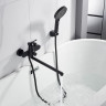 Смеситель для ванны Shevanik S43H S4322H универсальный цвет Черный