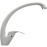 Смеситель для кухни Ulgran Classic U-007-341 Ультра-белый латунь