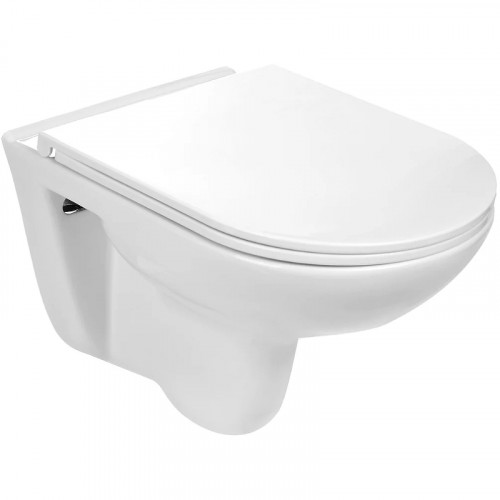 Унитаз WeltWasser Baarbach 004 GL-WT 10000003811 подвесной Белый глянец с сиденьем Микролифт фаянс подвесной