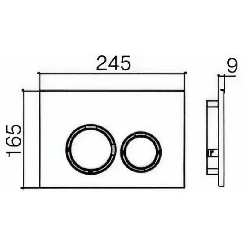 Комплект унитаза с инсталляцией WeltWasser AMBERG 350 + BAARBACH 004 GL-WT + AMBERG RD-BL 10000012284 цвет Белый глянцевый с сиденьем Микролифт и клавишей смыва цвет Черный